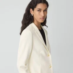Fitted Blazer in Admiral Crepe