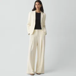 Fitted Blazer in Admiral Crepe
