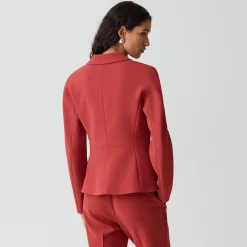 Fitted Blazer in Admiral Crepe