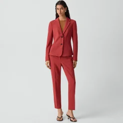 Fitted Blazer in Admiral Crepe