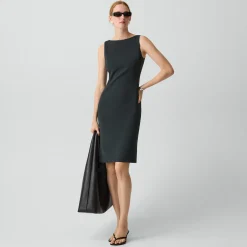 Flared Dress in Admiral Crepe