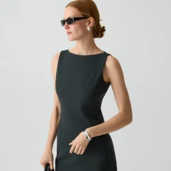Flared Dress in Admiral Crepe