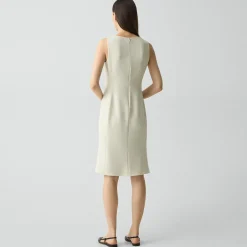 Flared Dress in Admiral Crepe