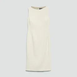 Flared Dress in Admiral Crepe