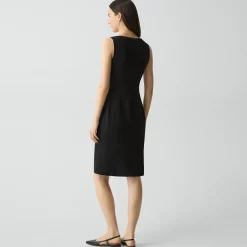 Flared Dress in Admiral Crepe