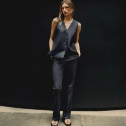 Flared Pant, 34'' in Good Wool