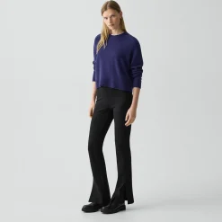 Flared Slit Legging in Motion Ponte