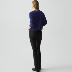 Flared Slit Legging in Motion Ponte