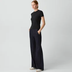 Fluid Flare Jean in Essential Denim