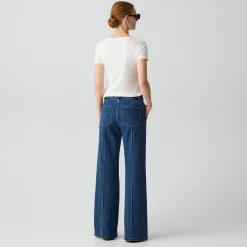Fluid Flare Jean in Essential Denim