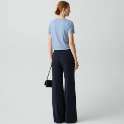 Fluid Flare Pant, 33'' in Admiral Crepe