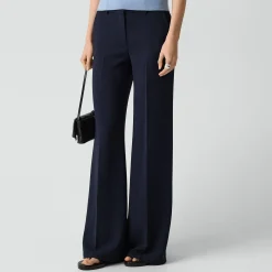 Fluid Flare Pant, 30'' in Admiral Crepe