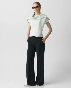 Fluid Flare Pant, 30'' in Admiral Crepe