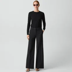 Fluid Flare Pant, 33'' in Good Wool