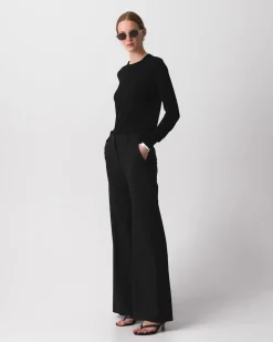 Fluid Flare Pant, 30'' in Good Wool