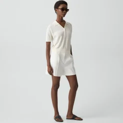Fluid Pleat Short in Good Linen