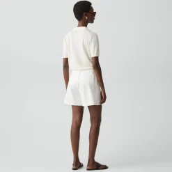 Fluid Pleat Short in Good Linen