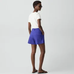 Fluid Pleat Short in Good Linen