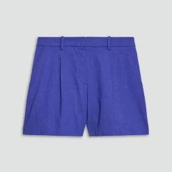 Fluid Pleat Short in Good Linen