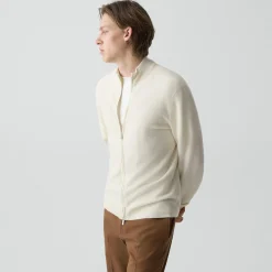 Full-Zip Cardigan in Cashmere