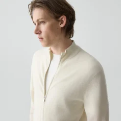 Full-Zip Cardigan in Cashmere