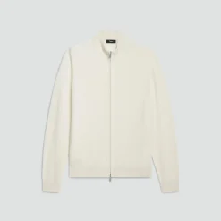 Full-Zip Cardigan in Cashmere