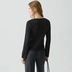 Gathered Top in Crepe Jersey