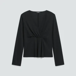 Gathered Top in Crepe Jersey