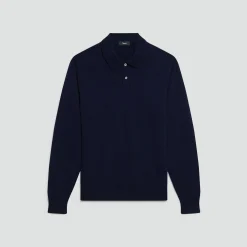Goris Long-Sleeve Polo Shirt in Cashmere