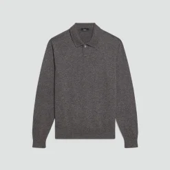 Goris Long-Sleeve Polo Shirt in Cashmere