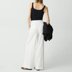 High-Waist Wide-Leg Pant in Good Linen
