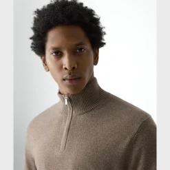 Hilles Quarter-Zip Sweater in Cashmere