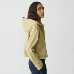 Hooded Jacket in Cotton Chino