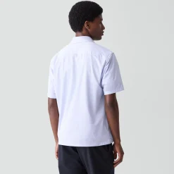 Irving Short-Sleeve Shirt in Structure Knit