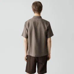 Irving Short-Sleeve Shirt in Relaxed Linen