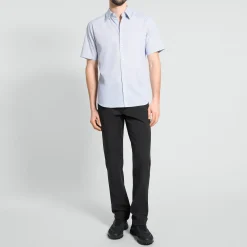 Irving Short-Sleeve Shirt in Geometric Cotton