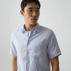 Irving Short-Sleeve Shirt in Relaxed Linen