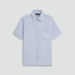 Irving Short-Sleeve Shirt in Relaxed Linen