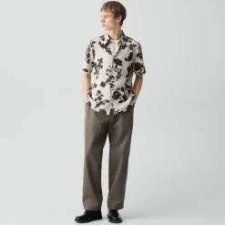 Irving Short-Sleeve Shirt in Floral Lyocell