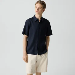 Irving Short-Sleeve Shirt in Relaxed Linen
