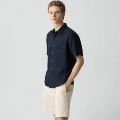 Irving Short-Sleeve Shirt in Relaxed Linen