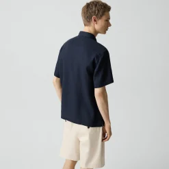 Irving Short-Sleeve Shirt in Relaxed Linen