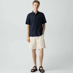 Irving Short-Sleeve Shirt in Relaxed Linen