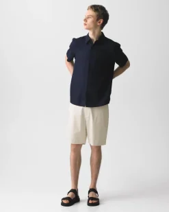 Irving Short-Sleeve Shirt in Relaxed Linen