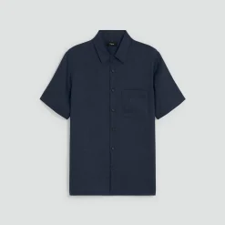 Irving Short-Sleeve Shirt in Relaxed Linen