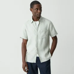 Irving Short-Sleeve Shirt in Relaxed Linen