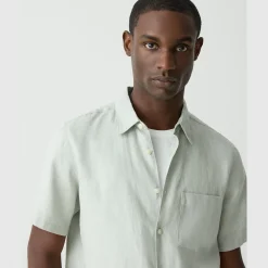 Irving Short-Sleeve Shirt in Relaxed Linen