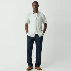 Irving Short-Sleeve Shirt in Relaxed Linen