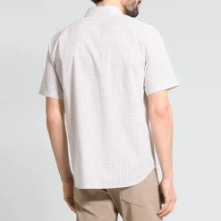 Irving Short-Sleeve Shirt in Geometric Cotton