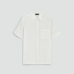 Irving Short-Sleeve Shirt in Relaxed Linen